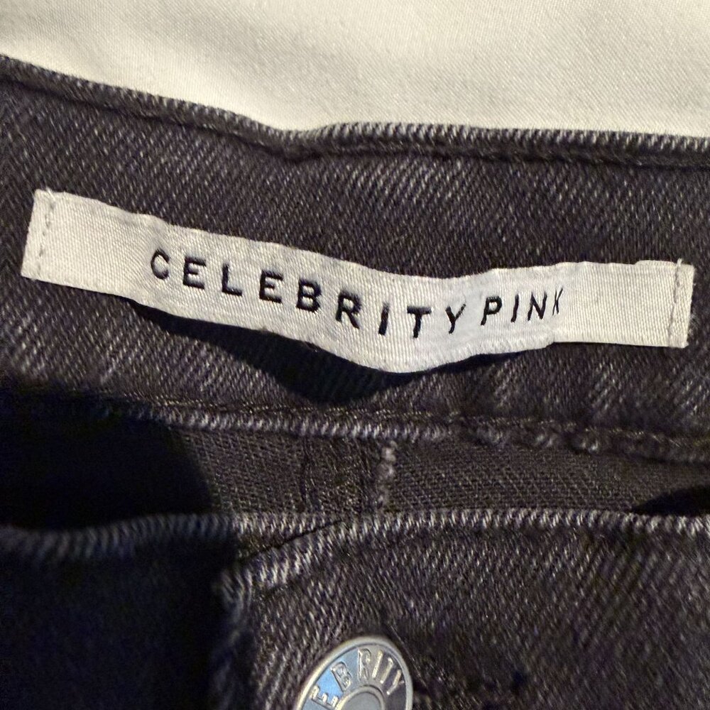 NWT Celebrity Pink The Bestie Mid-Rise Girlfriend Jeans 5/27 Sustainably Sourced - Picture 8 of 14